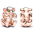 Charm Sterling Silber 925 Disney Lion King - Nala Rose, Perle für Armband Film