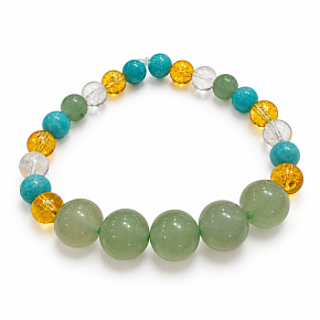 Armband mit Geschichte – Danke, natürliche Mineralien, Kugel 8 mm / Handgelenk 16–18 cm Armband mit Geschichte – Danke, natürliche Mineralien, Kugel 8 mm / Handgelenk 16–18 cm