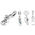 Charme Sterling Silber 925 Disney Cinderella Pantoffel, Anhänger für Armband