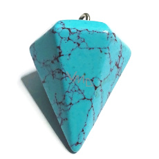 Tyrkenit Siderisches Pendel Naturstein 3 cm, Stein der jungen Leute, die ein Lebensziel suchen