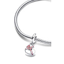 Sterling Silber 925 All You Need Is Love and Chocolate - Magic Chocolate Heart, Candy Anhänger Armband Armband Geburtstag