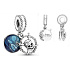 Charm Sterling Silber 925 Disney Fluch der Karibik 2in1, Film-Armband-Anhänger