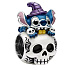 Charm Disney Lilo & Stitch – Halloween Stitch mit Totenkopf | Perle für Armband Film