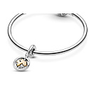 Sterling Silber 925 Welt-Anhänger Reise-Armband
