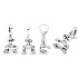 Charms Sterling Silber 925 Disney Pixar Wall-I Roboter, Armband Anhänger
