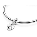 Charms Sterling Silber 925 Forever friends, Unendlichkeitsarmband Anhänger, Freundschaft