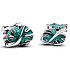 Charm Sterling Silber 925 Tropische Pflanze Monstera, Perle auf Armband Pflanze