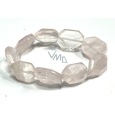 Rosenquarz Armband elastisch Naturstein, 16 - 17 cm, Stein der Liebe Rosenquarz Armband elastisch Naturstein, 16 - 17 cm, Stein der Liebe