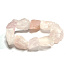 Rosenquarz Armband elastisch Naturstein, 19 x 15 x 27 mm / 16 - 17 cm, Stein der Liebe