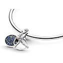Charms Sterling Silber 925 Marvel Star Wars Lichtschwert 2in1, Armband Anhänger