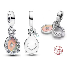 Charm Sterlingové stříbro 925 Kapka nekonečné lásky, přívěsek na náramek láska Charm Sterlingové stříbro 925 Kapka nekonečné lásky, přívěsek na náramek láska