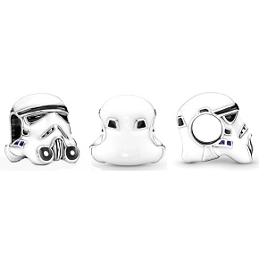 Charms Sterling Silber 925 Marvel Star Wars Helm Stormtrooper, Armband Perle