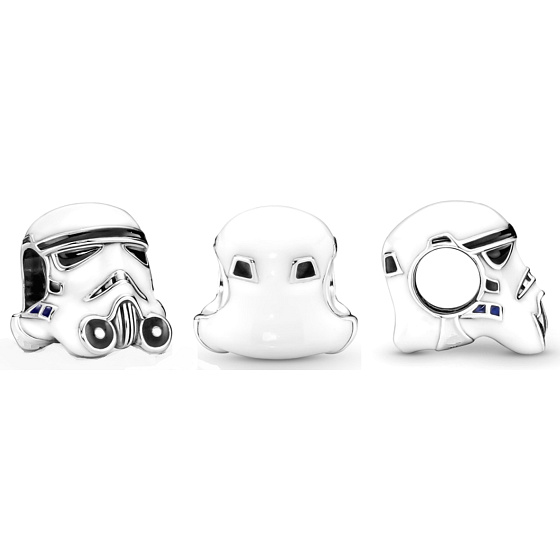 Charms Sterling Silber 925 Marvel Star Wars Helm Stormtrooper, Armband Perle