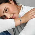 Charm Sterlingsilber 925 Planet Erde - blauer Planet überall zu Hause, also was auf der Erde? Stopper, Clip-Perle für das Armband Reisen