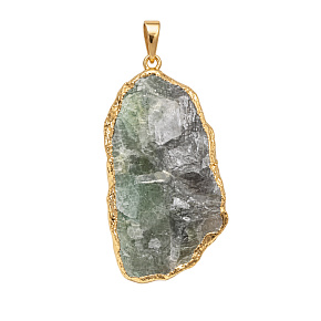 Fluorit – Anhänger aus Naturstein ca. 2–3,5 cm | Talisman für Harmonie, Konzentration und innere Ruhe