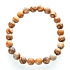 Jaspis Bild Armband elastisch Naturstein, Kugel 8 mm / 19 cm, Stein der positiven Energie