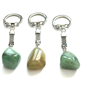 Avanturin Troml-Anhänger Naturstein, ca. 10 cm, Glücksstein