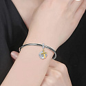 Sterling Silber 925 Religiöse Sprüche Sprüche 4:23, 2in1 Anhänger für Armband