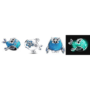 Charm Sterling Silber 925 King of Glory mythischen Tier Zhuangzhou Kundie Dream, Perle auf Armband Tier