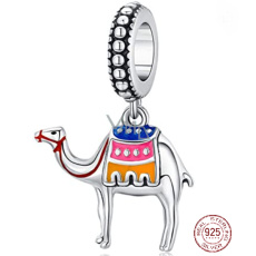 Sterling Silber 925 Camel, Reise-Armband-Anhänger Sterling Silber 925 Camel, Reise-Armband-Anhänger