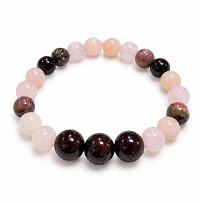 Armband mit Geschichte – Für immer zusammen, natürliche Mineralien, Kugel 8 mm / Handgelenk 14–15 cm Armband mit Geschichte – Für immer zusammen, natürliche Mineralien, Kugel 8 mm / Handgelenk 14–15 cm