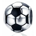 Charme Sterling Silber 925 Fußball, Perle auf Armband Sport