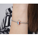 Charme Sterling Silber 925 Trinkbecher, Perle für Armband, Essen und Trinken