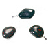 Heliotrop / Blutstein Indien Becheranhänger Naturstein, 2,2-3 cm, 1 Stück, Stein des Mutes