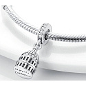 Sterling Silber 925 London St. Pavla, Reise-Armband-Anhänger