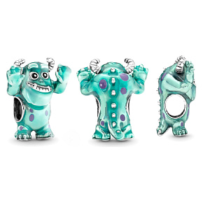 Charms Sterling Silber 925 Disney Pixar Monsters Ltd, Sulley, Armband Perle