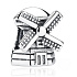 Charm Sterling Silber 925 Griechenland, Mykonos Molino de viento, Windmühle, Reisearmband Bead