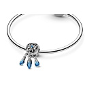 Sterling Silber 925 Dreamcatcher, Armreif Anhänger Symbol