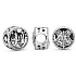 Sterling Silber 925 Harry Potter - Hogwarts Schule für Hexerei und Zauberei, Armband Perle