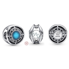 Charme Sterling Silber 925 Marvel The Avengers, Iron Man's Arc Reactor, Armband Bead Charme Sterling Silber 925 Marvel The Avengers, Iron Man's Arc Reactor, Armband Bead