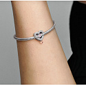 Charme Sterling Silber 925 Mum - gestanztes Herz Mum, Perle am Armband Familie