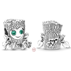 Charme Sterling Silber 925 Niedliche Baum Kreatur Perle auf Armband Film