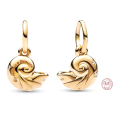 Charm Sterlingsilber 925 Disney Die kleine Meerjungfrau, verzauberte Muschel, Anhänger für Meeresarmband