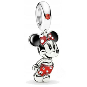 Charm Sterling Silber 925 Disney Minnie Mouse, Film-Armband-Anhänger