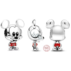 Charme Sterling Silber 925 Disney Mickey Mouse, Perle für Armband Charme Sterling Silber 925 Disney Mickey Mouse, Perle für Armband