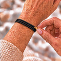 Die Kraft der Farben Magnetarmband Variationen – Schwarz | Ein Schmuckstück, viele Formen | 51 cm