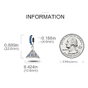 Sterling Silber 925 Ägypten - calling you - Pyramide, Auge des Horus, Reise-Armband-Anhänger