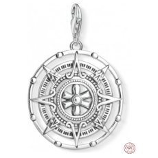 Charm Sterling Silber 925 Maya-Kalender, Karabiner-Verschluss Anhänger am Armband Symbol