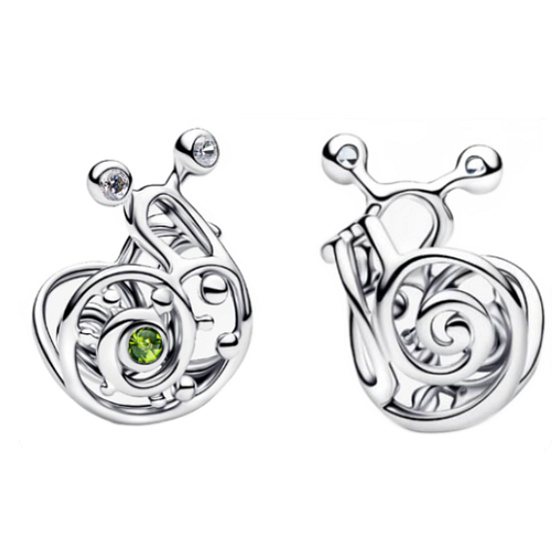 Charm Šnek – přívěsek na náramek, symbol trpělivosti, růstu a životní cesty, zvíře