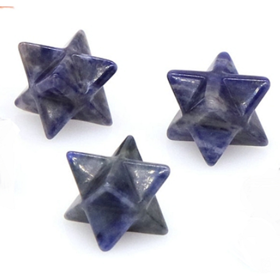 Sodalith merkaba hmatka Naturstein 13 mm, Stein Kommunikation