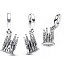 Charm Sterling Silber 925 Barcelona La Sagrada Familia, Reise-Armband-Anhänger
