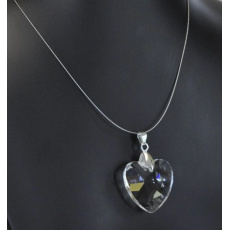 Kristallklares Glas, Herz am Band