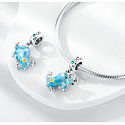 Sterling Silber 925 Luminous - Sternzeichen Stier, Armband-Anhänger
