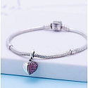 Sterling Silber 925 Herz aufklappbar I love you Mom, Familienarmband Anhänger