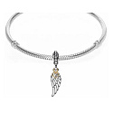 Sterling Silber 925 Engel Liebe, 2in1 Anhänger Armband Symbol