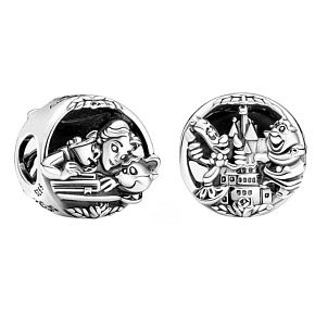 Charme Sterling Silber 925 Disney, Die Schöne und das Biest, Belle und ihre Freunde, Perle auf Armband Film